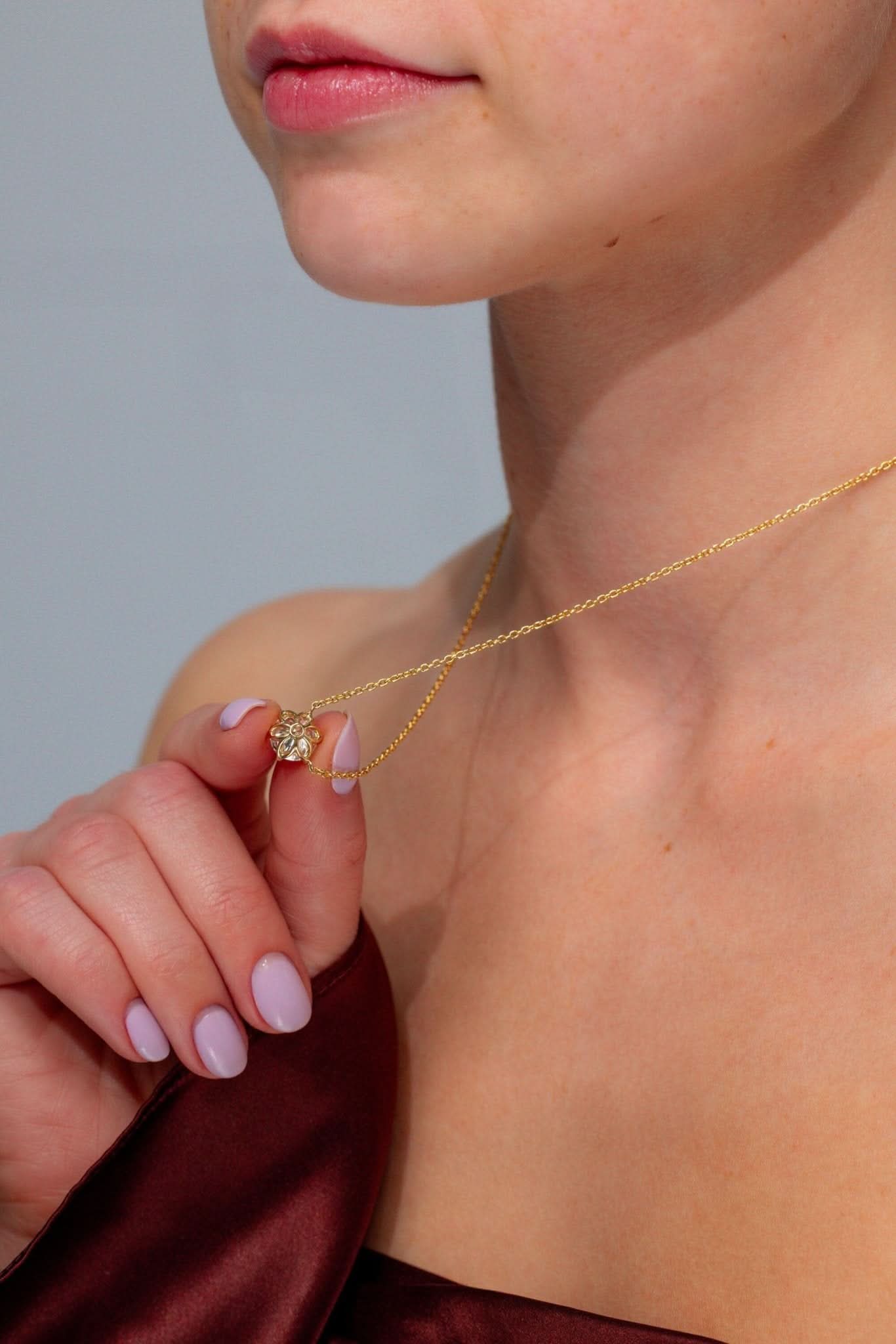 2ct Caraline Round Diamond Pendant - PBD Necklaces