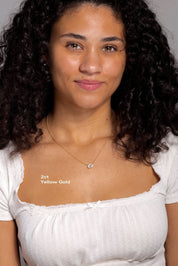 2ct East West Oval Brandi Necklace - PBD Necklaces