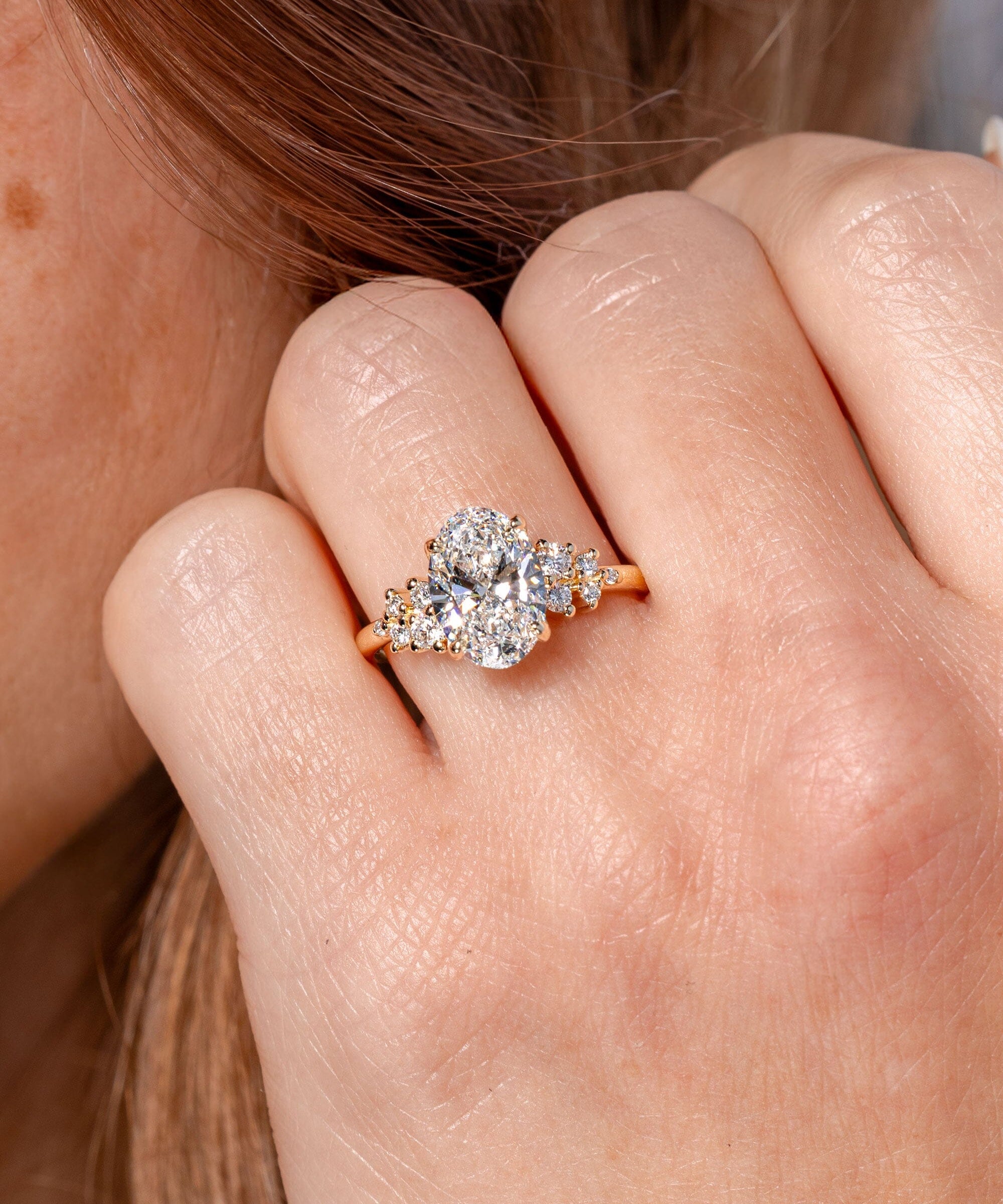 2ct Oval Lab Diamond Nova Engagement Rings Princess Bride Diamonds 