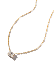 2.03ct Brandi Station Radiant Necklace Yellow Gold