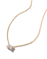 2.03ct Brandi Station Radiant Necklace Yellow Gold