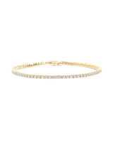 2ct Tennis Bracelet Yellow Gold