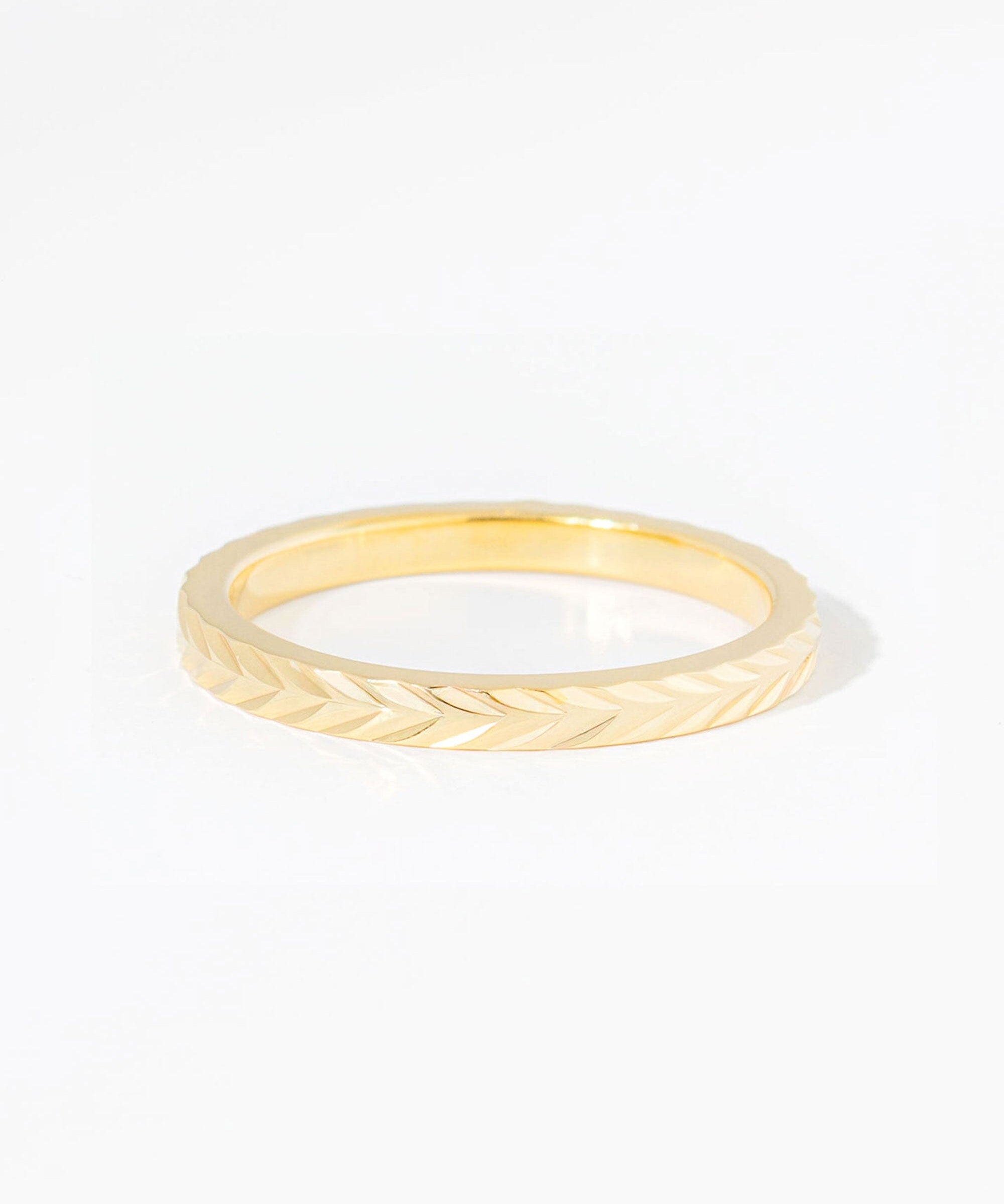 2mm Hand-Engraved Wheat Band Rings Princess Bride Diamonds 