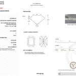 3.07ct F-VVS2 Radiant Lab Diamond 