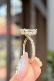 3.00ct D-VS1 Radiant Lab Diamond Stephanie Engagement Rings Princess Bride Diamonds 