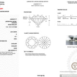 3.00ct D-VS1 Round Lab Diamond Supernova Engagement Rings Princess Bride Diamonds 