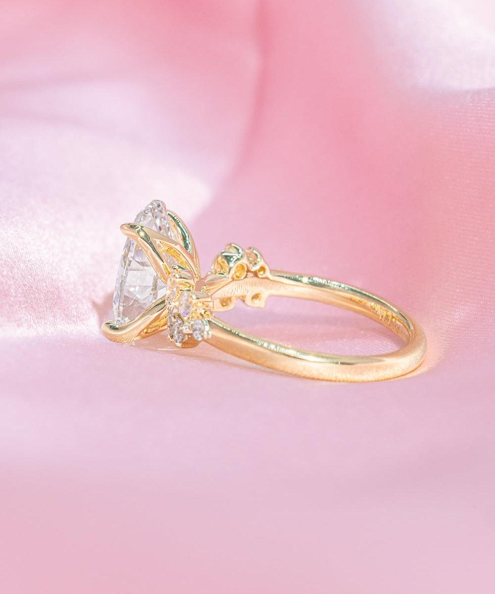 3.00ct E - VS1 Oval Lab Diamond Supernova - PBD Engagement Rings