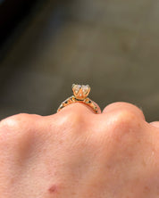 3.00ct E-VVS2 Marquise Lab Diamond Colette - PBD Engagement Rings