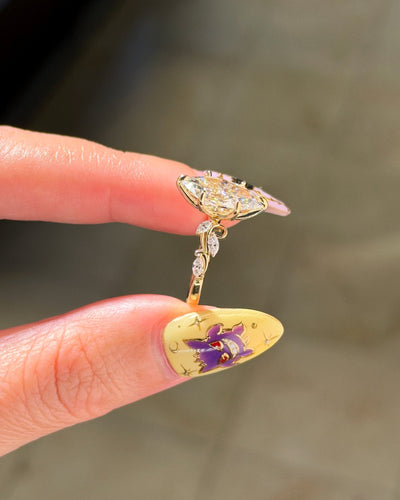 3.00ct E-VVS2 Marquise Lab Diamond Colette - PBD Engagement Rings