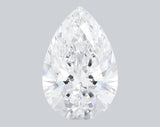 3.01 Carat D-VS1 Pear Lab Grown Diamond - IGI (#122267)