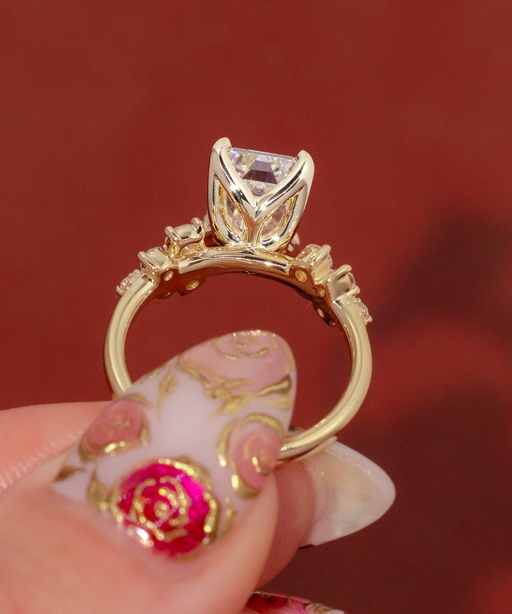 3.01ct D - VS1 Emerald Lab Diamond Supernova - PBD Engagement Rings