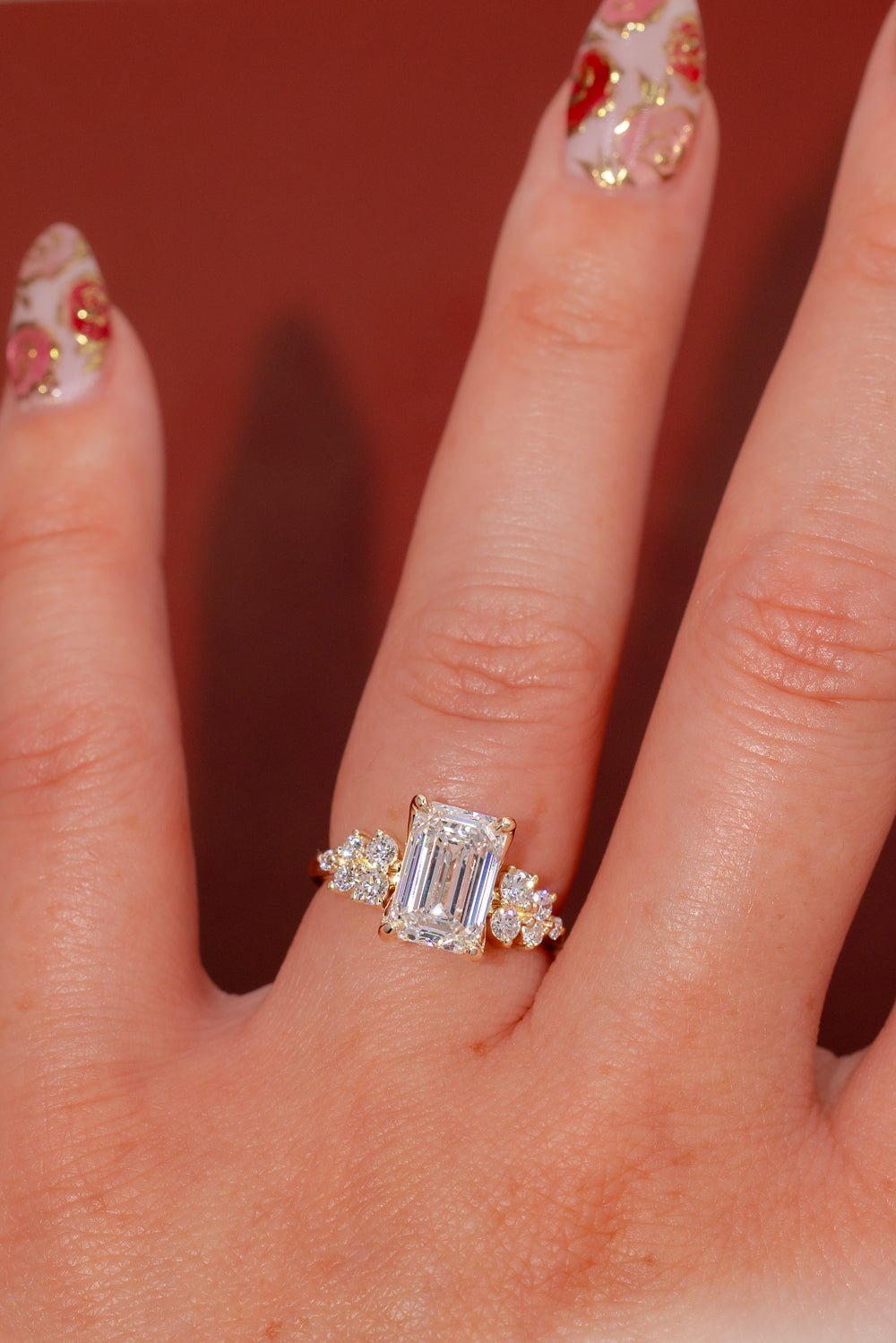 3.01ct D - VS1 Emerald Lab Diamond Supernova - PBD Engagement Rings