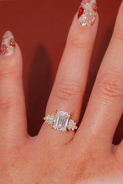 3.01ct D - VS1 Emerald Lab Diamond Supernova - PBD Engagement Rings