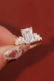 3.01ct D - VS1 Emerald Lab Diamond Supernova - PBD Engagement Rings