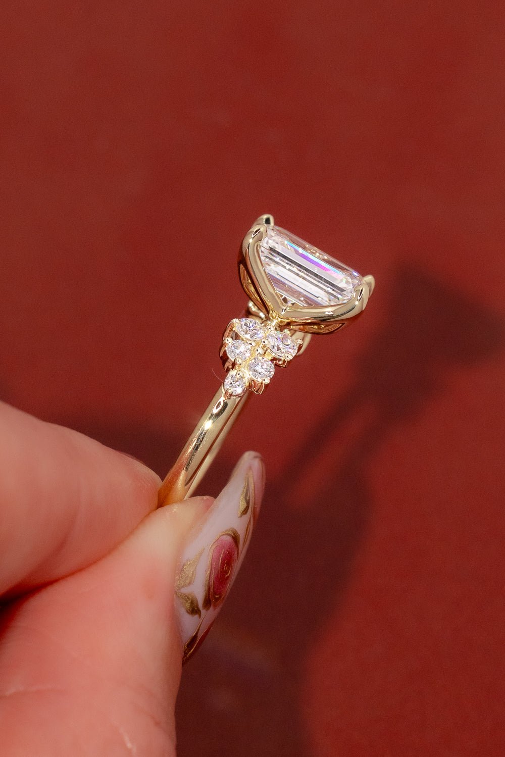 3.01ct D - VS1 Emerald Lab Diamond Supernova - PBD Engagement Rings