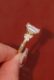 3.01ct D - VS1 Emerald Lab Diamond Supernova - PBD Engagement Rings