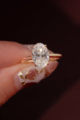 3.01ct D-VS1 Oval Lab Diamond Alice