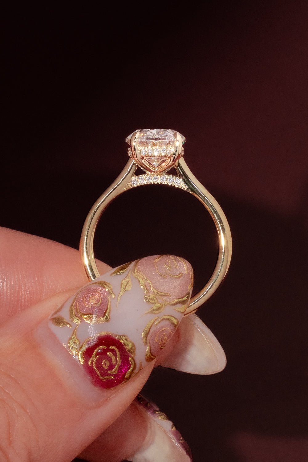 3.01ct D - VS1 Oval Lab Diamond Alice - PBD Engagement Rings