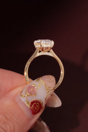 3.01ct D - VS1 Oval Lab Diamond Alice - PBD Engagement Rings