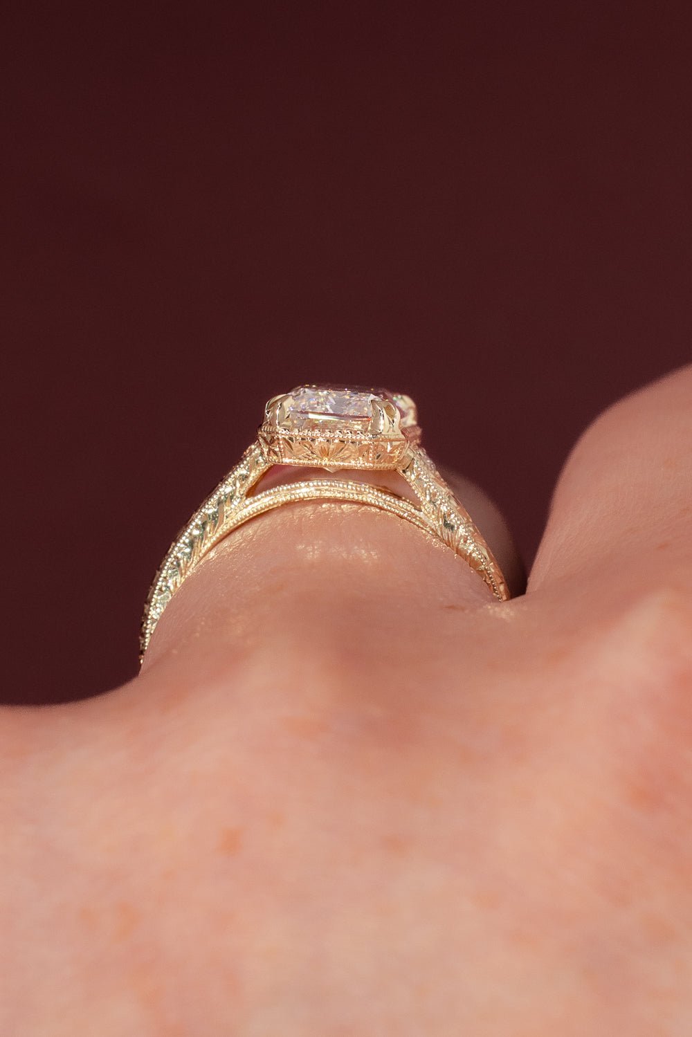 3.01ct D - VVS2 Criss - Cut Lab Diamond Evelyn - PBD Engagement Rings