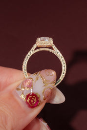 3.01ct D - VVS2 Criss - Cut Lab Diamond Evelyn - PBD Engagement Rings