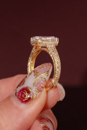 3.01ct D - VVS2 Criss - Cut Lab Diamond Evelyn - PBD Engagement Rings