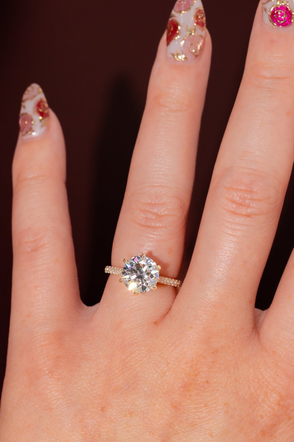 3.01ct E - VS1 Round Lab Diamond Isabela - PBD Engagement Rings