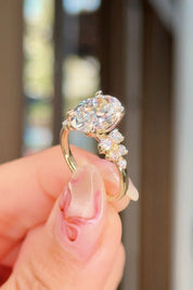 3.01ct E - VVS2 Oval Lab Diamond Supernova - PBD Engagement Rings