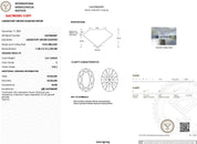 3.01ct E - VVS2 Oval Lab Diamond Supernova - PBD Engagement Rings