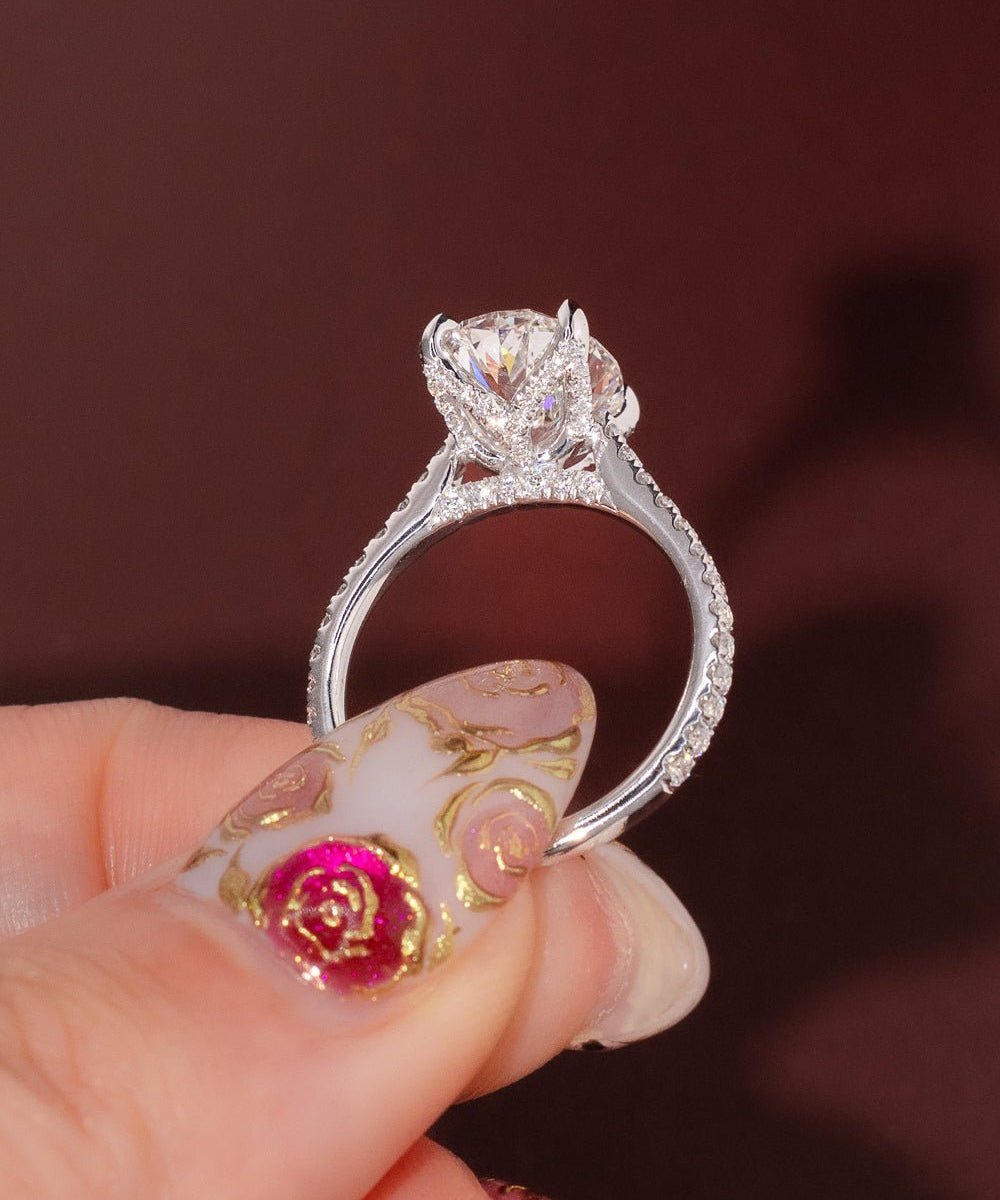 3.01ct F - VS1 Oval Lab Diamond Isabela - PBD Engagement Rings