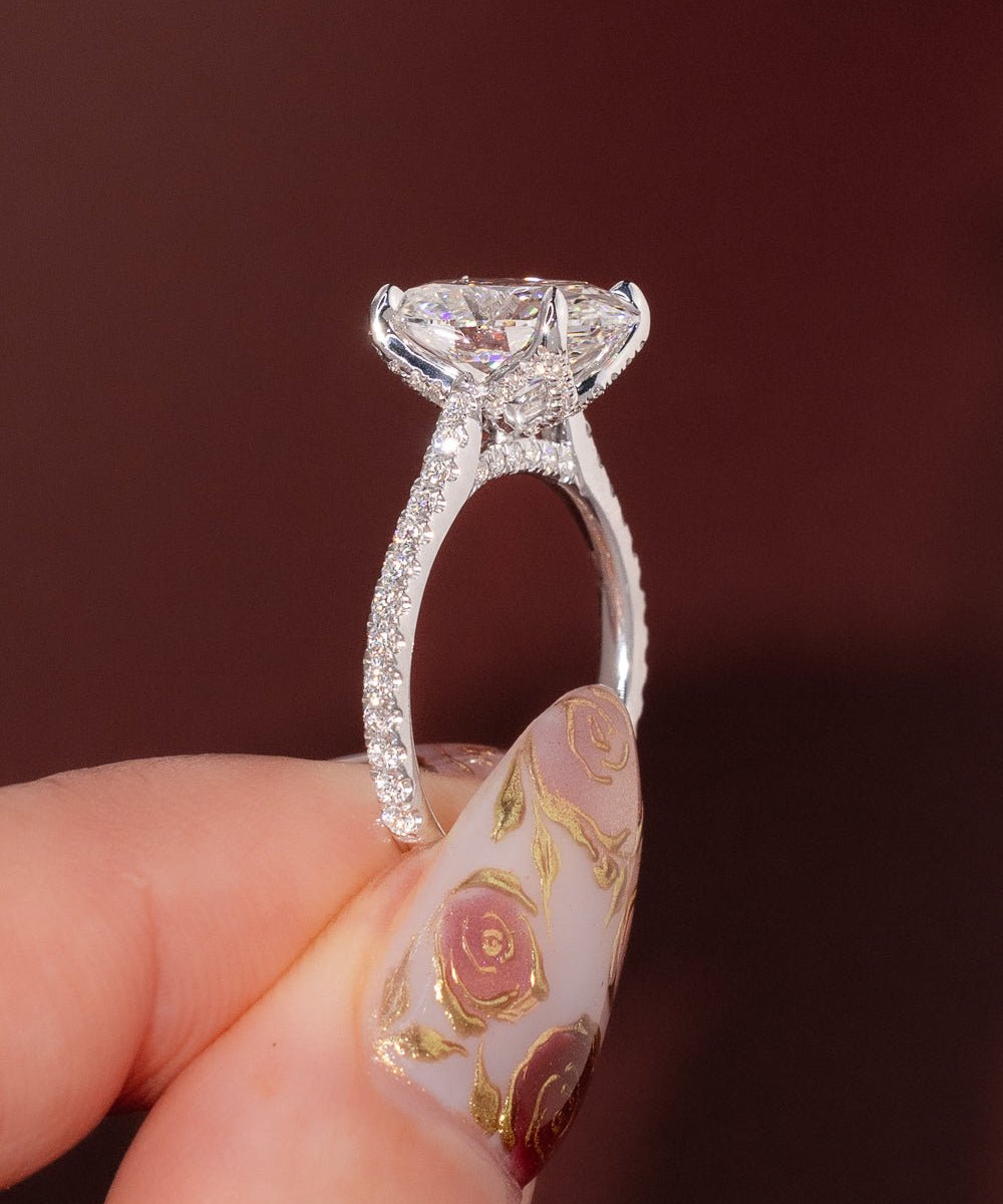 3.01ct F - VS1 Oval Lab Diamond Isabela - PBD Engagement Rings
