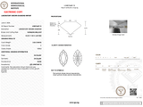 3.02 Carat F-VVS2 Marquise Lab Grown Diamond - IGI (#126803)