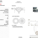 3.02ct D-VS1 Round Lab Diamond Isabela Engagement Rings Princess Bride Diamonds 