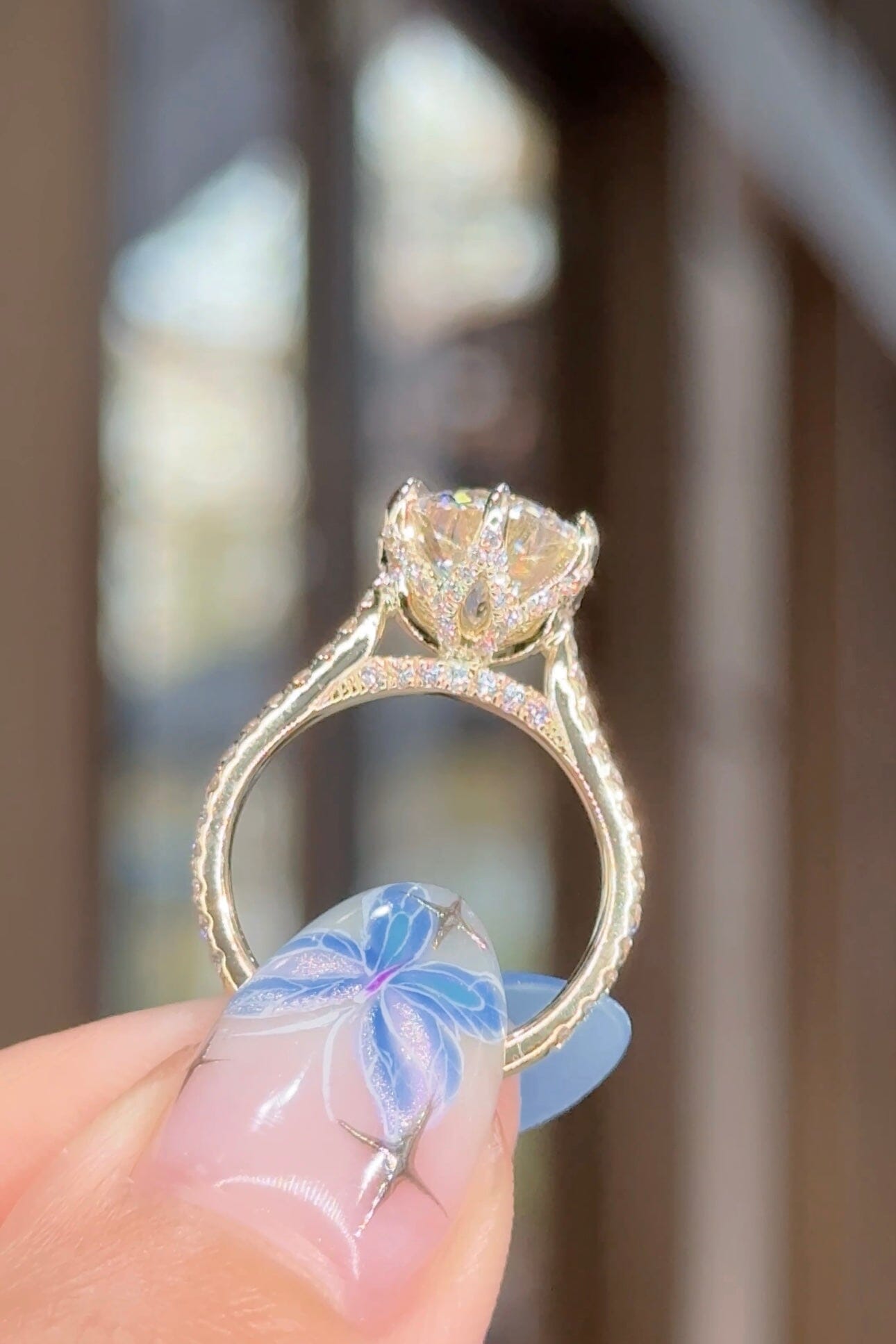 3.02ct D-VS1 Round Lab Diamond Isabela Engagement Rings Princess Bride Diamonds 