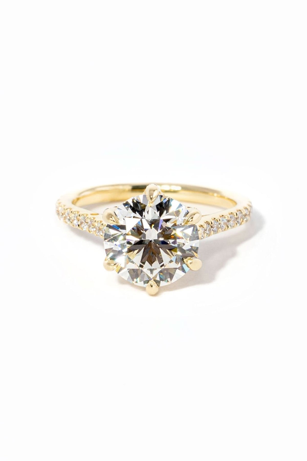 3.02ct D - VS1 Round Lab Diamond Isabela - PBD Engagement Rings
