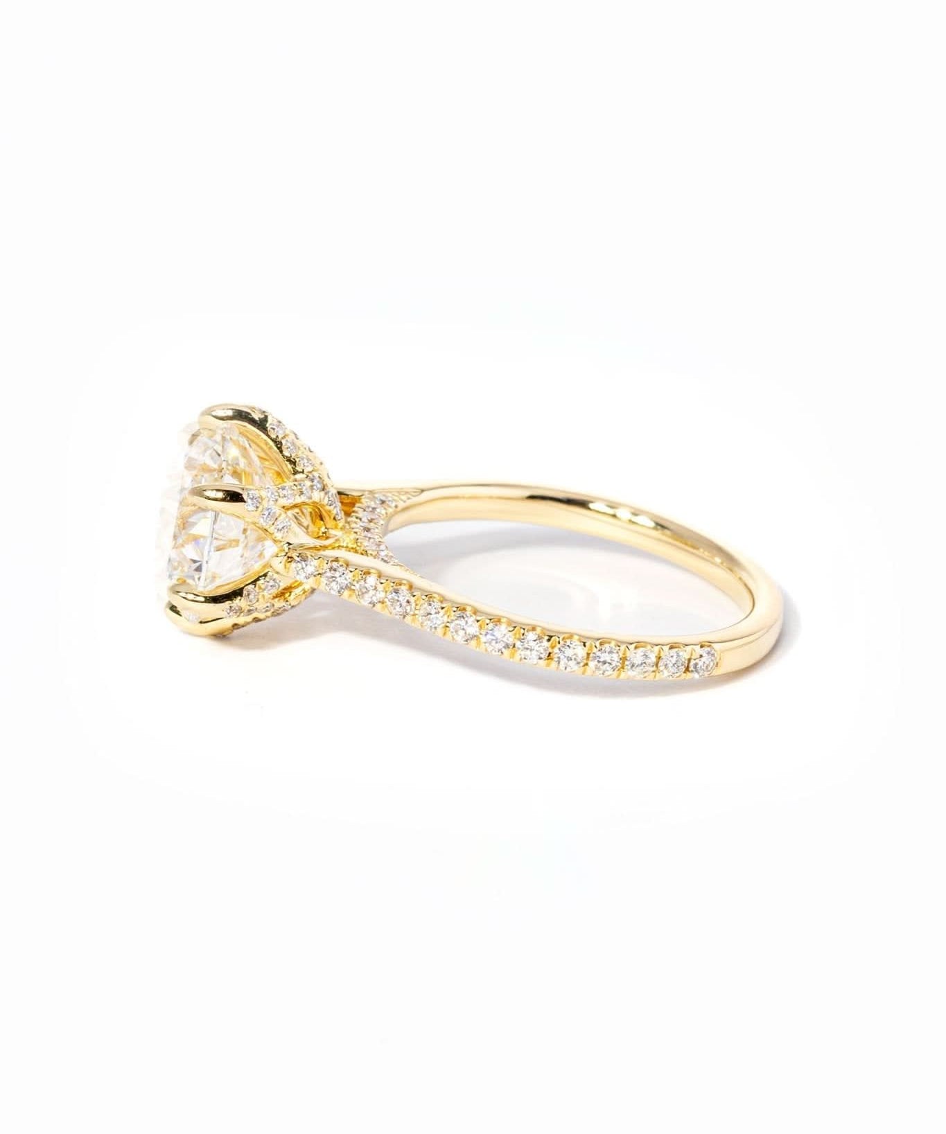 3.02ct D - VS1 Round Lab Diamond Isabela - PBD Engagement Rings