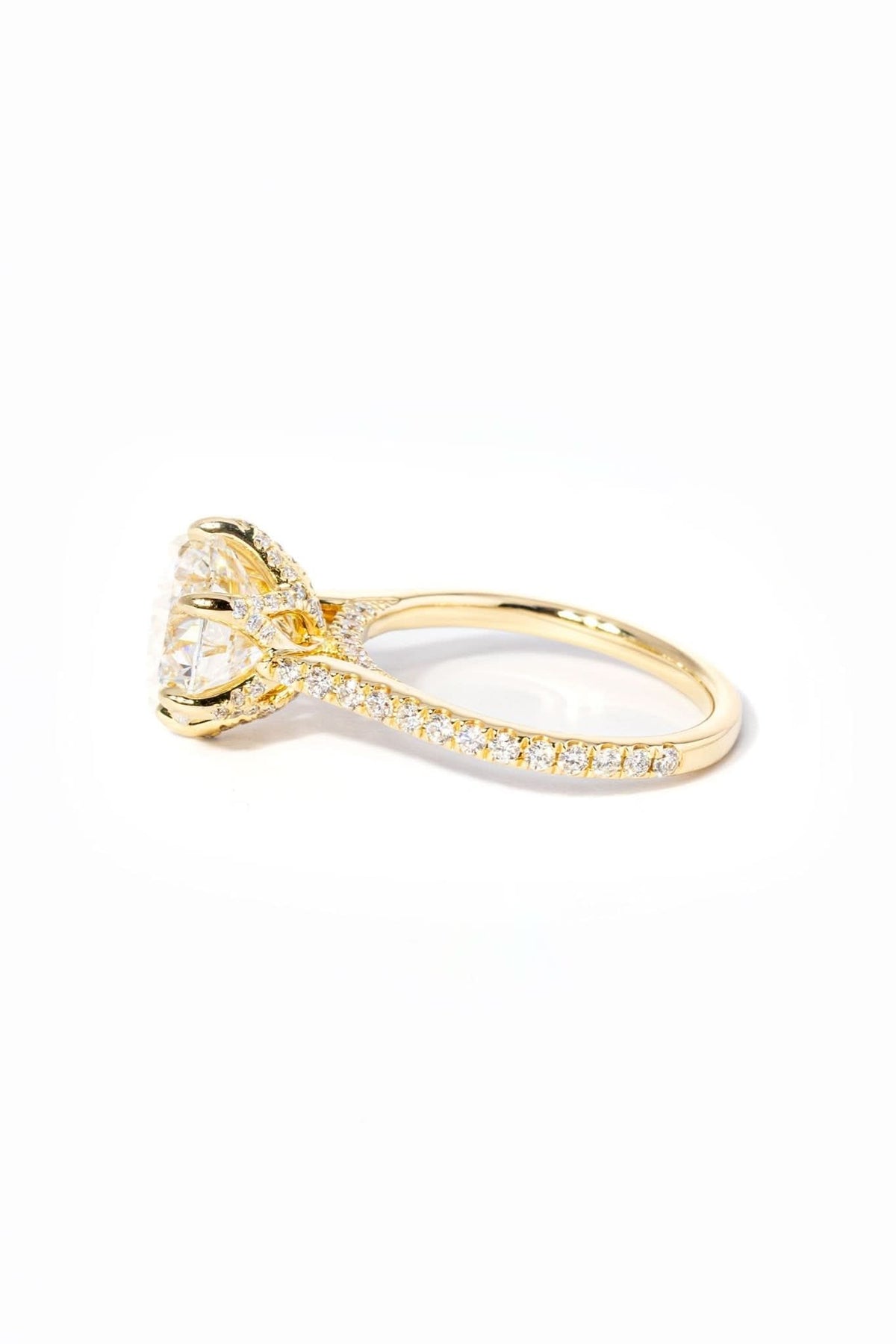 3.02ct D - VS1 Round Lab Diamond Isabela - PBD Engagement Rings