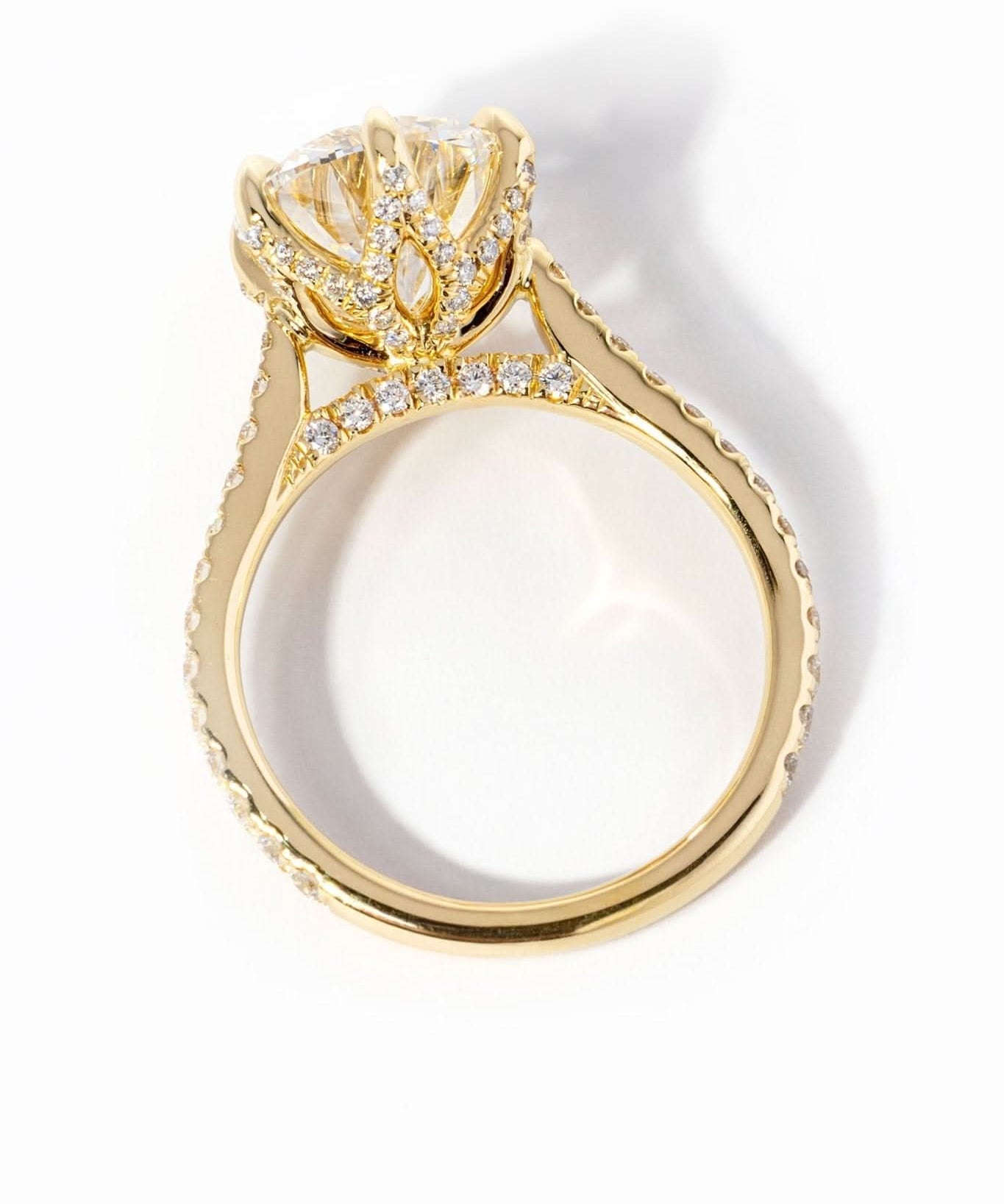 3.02ct D - VS1 Round Lab Diamond Isabela - PBD Engagement Rings