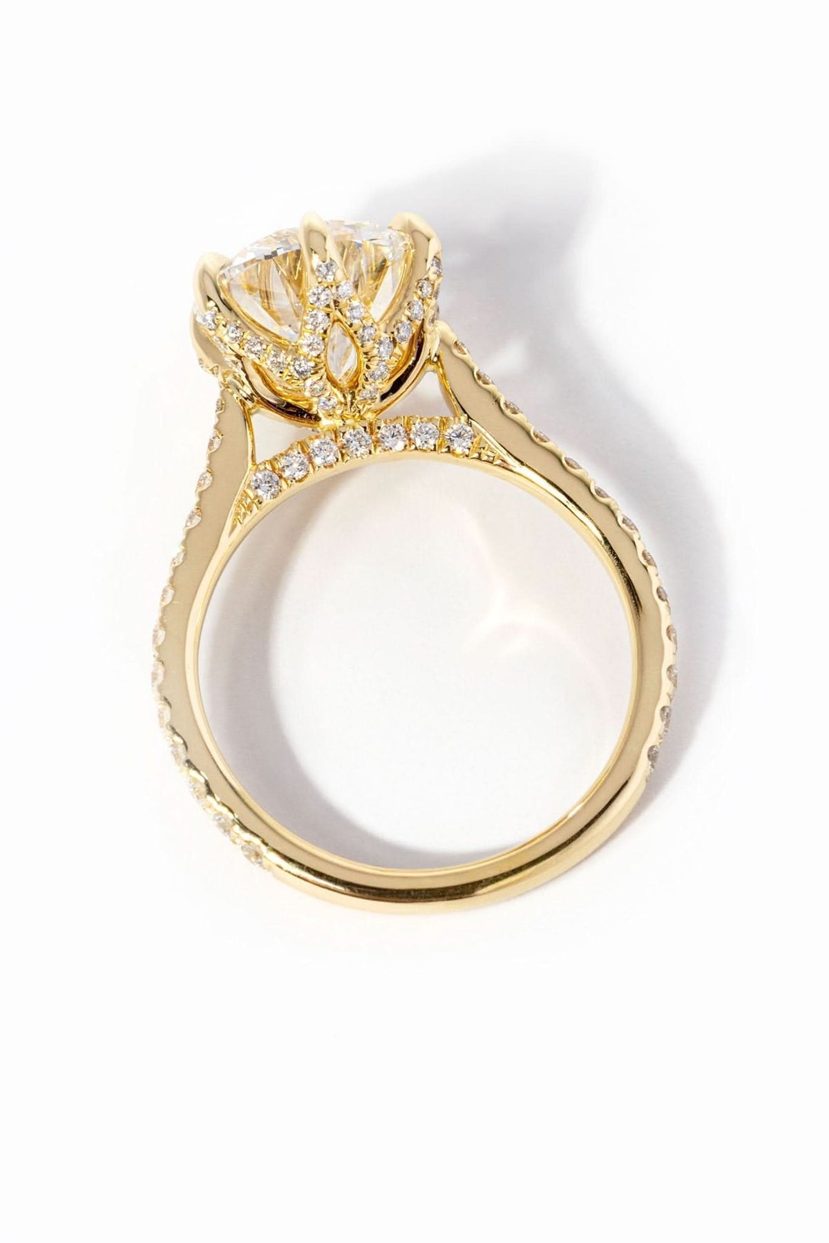 3.02ct D - VS1 Round Lab Diamond Isabela - PBD Engagement Rings