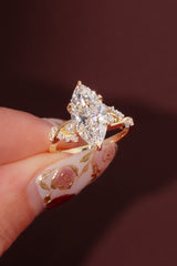 3.02ct E-VS1 Marquise Lab Diamond Ariel