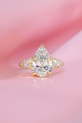 3.02ct E-VS1 Pear Lab Diamond Brandi
