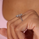 3.02ct E-VS1 Pear Lab Diamond Kayla Engagement Rings Princess Bride Diamonds 