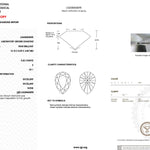 3.02ct E-VS1 Pear Lab Diamond Kayla Engagement Rings Princess Bride Diamonds 