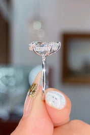 3.02ct E - VS1 Pear Lab Diamond Kayla - PBD Engagement Rings