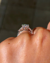 3.02ct F - VS1 Marquise Lab Diamond Sarah - PBD Engagement Rings