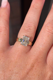 3.02ct F - VS1 Radiant Lab Diamond Kayla - PBD Engagement Rings