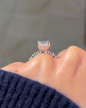 3.02ct F-VVS2 Oval Lab Diamond Rei - PBD Engagement Rings