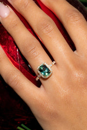 3.02ct Green Sapphire Emily - PBD Rings