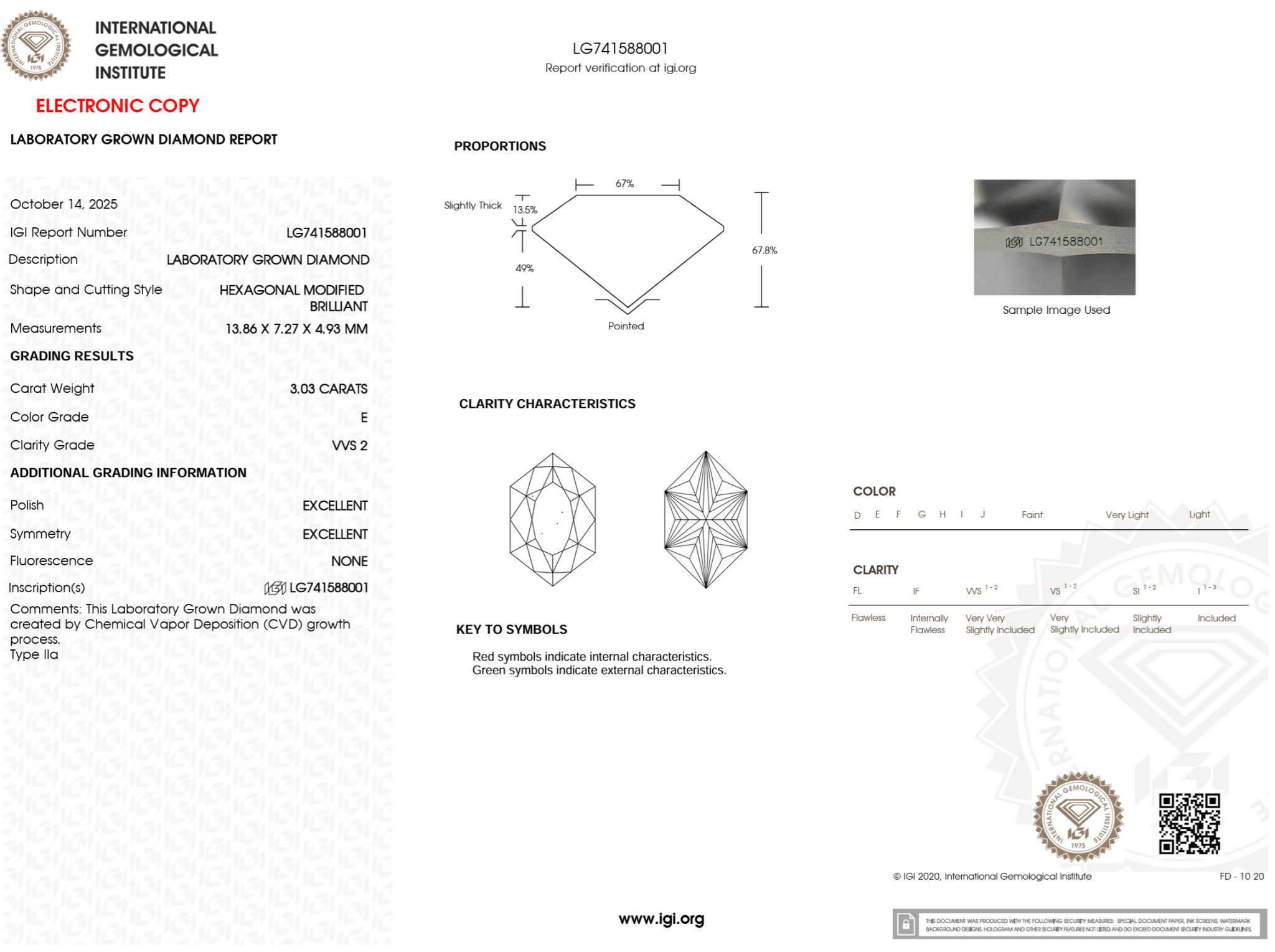 3.03 Carat E - VVS2 Dutch Marquise Lab Grown Diamond - IGI (124537) - PBD Loose Diamond
