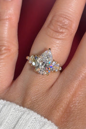 3.03ct D - VS1 Pear Lab Diamond Nova - PBD Engagement Rings